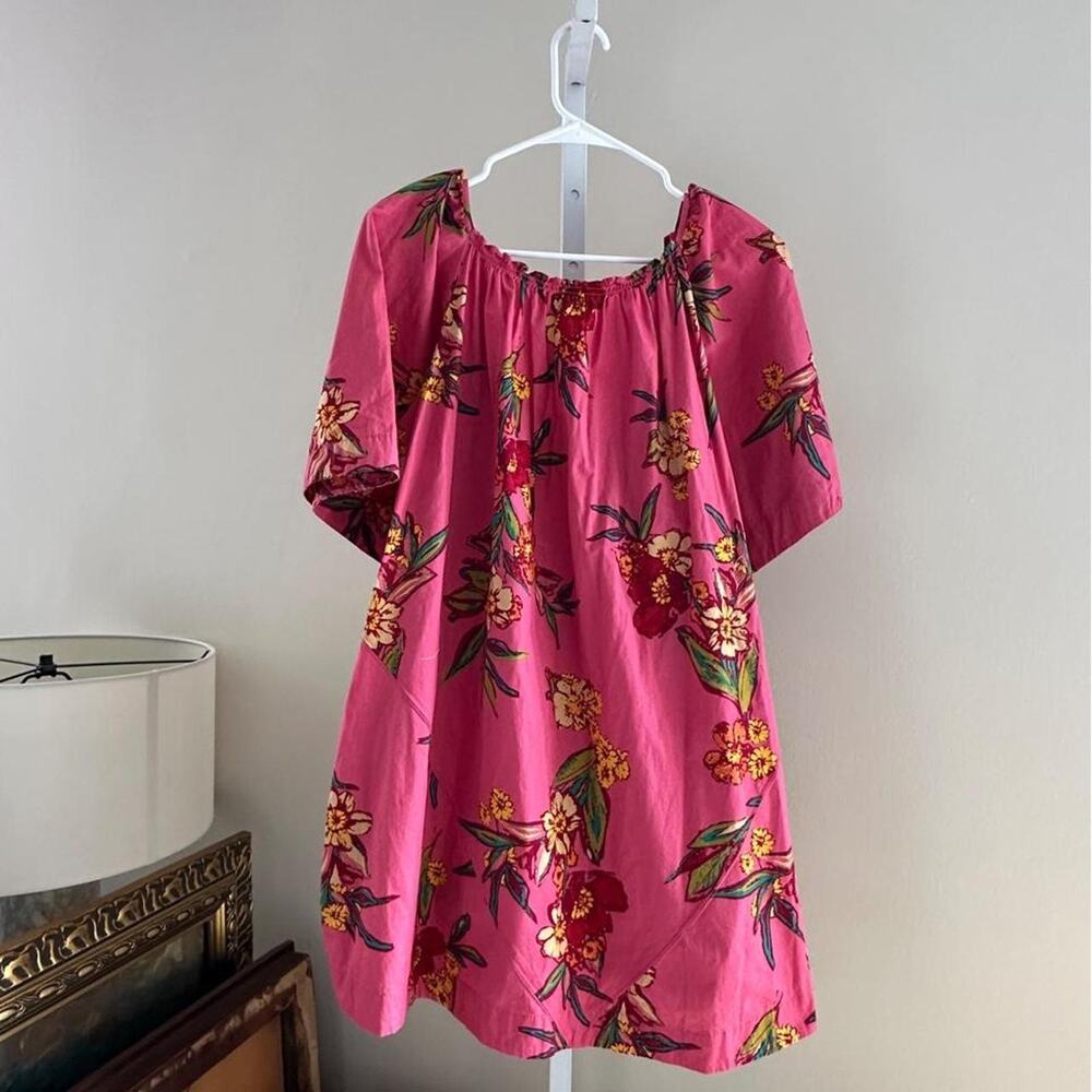 Free people pink floral babydoll